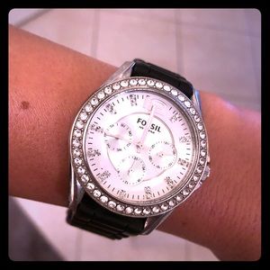 Stainless steel fossil watch (OBO)